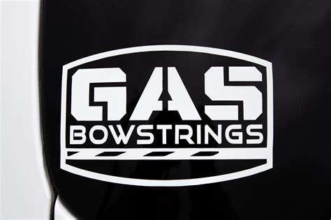 GAS Logo Car Decal | GAS BOWSTRINGS