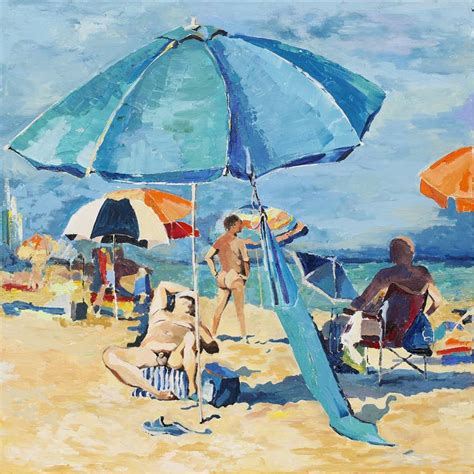 Haulover Naturist Beach Painting By Daria Bagrintseva Saatchi Art