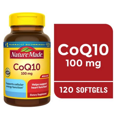 Nature Made® Coq10 Soft Gels 100mg 120 Ct Kroger