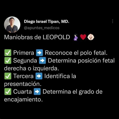 Maniobras De Leopold Apuntes M Dicos Dr Israel Apuntes M Dicos