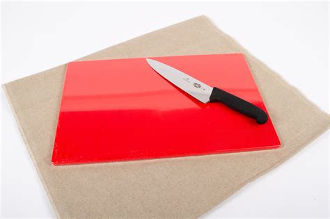 Cutting Board Red 46x305cm 18x12 Inch Creeds Direct