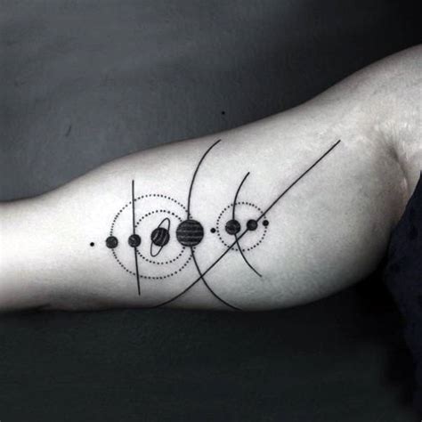 40 Solar System Tattoo Designs For Men Astronomy Ink