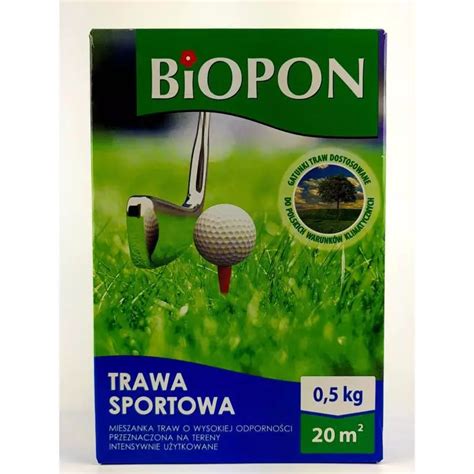 Biopon 0 5 kg Trawa sportowa na tereny intensywnie użytkowane