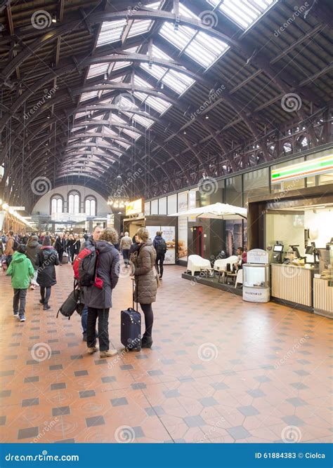 Central Train Station Copenhagen, Denmark Editorial Stock Photo - Image