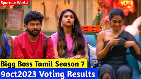 Bigg Boss Tamil Season Nd Week Unofficial Voting Result Day