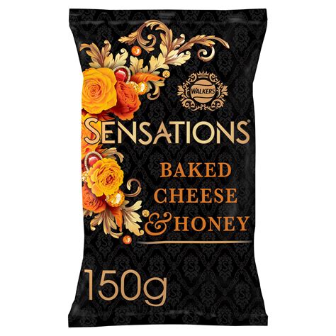 Walkers Sensations Baked Cheese And Honey Sharing Crisps 150g Sharing