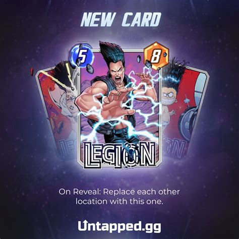 Untapped Gg MARVEL SNAP On Twitter New Card Legion I Don T Need