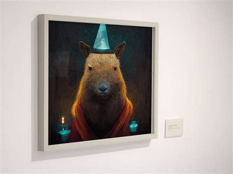 Capybara Wizard Capybara Art Print Capybara Wall Art Etsy Australia