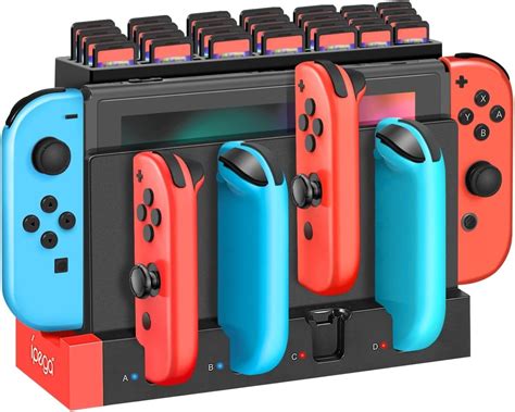 Tnp Joy Con Controllers Charging Dock For Nintendo Switch