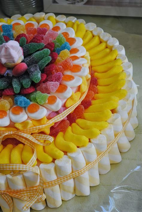 Los Detalles De Bea Gomitas Dulces Tartas De Chuches Tarta De Golosinas