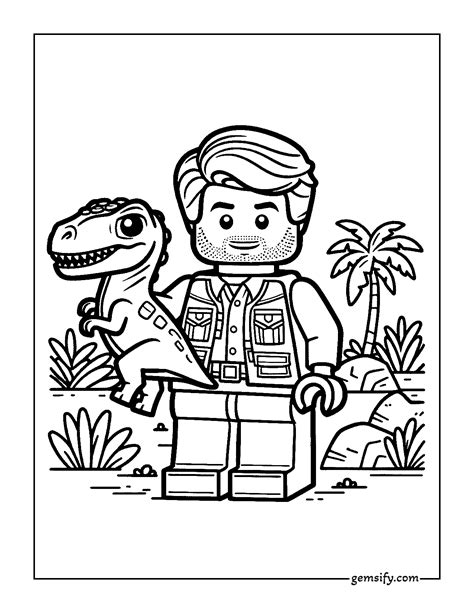 42 Jurassic Park And Dinosaur Coloring Pages Free Pdf Printables