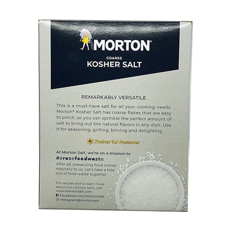 Morton Coarse Kosher Salt 48 Oz At Whole Foods Market