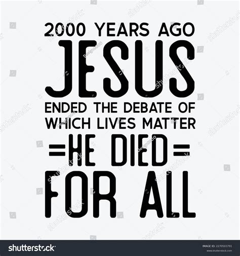 2000 Years Ago Jesus Ended Debate Stock Vector (Royalty Free