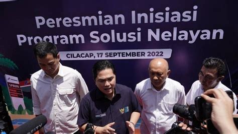 Erick Thohir Resmi Luncurkan Program Solar Untuk Nelayan Di Cilacap