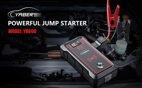 Yaber Jump Starter Power Pack A Peak Car Battery Booster Jump