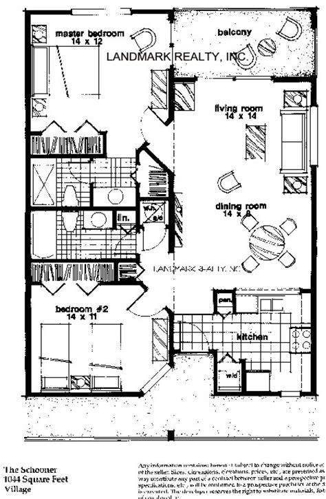 Ocean Village Club Condos at St Augustine Beach- Floorplan