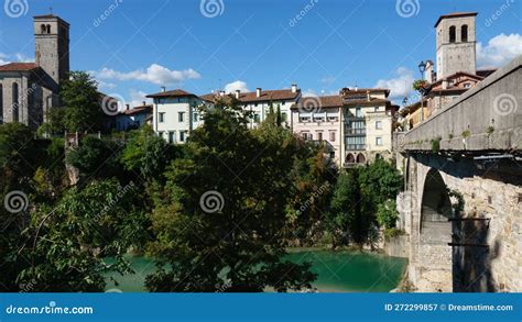 Natisone River Next To Ponte Del Diavolo In Cividale Del Friuli In