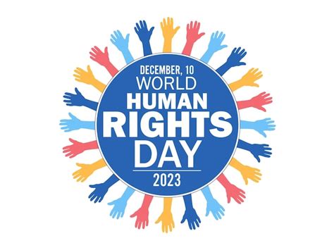 Premium Vector Human Rights Day Poster Template Design