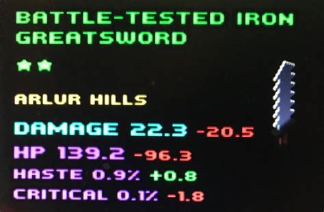 Battle Tested Iron Greatsword Cube World Wiki