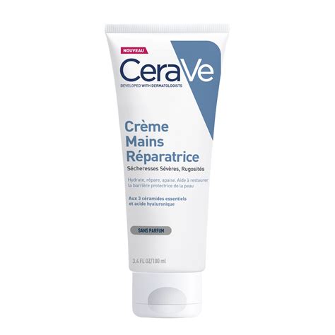 Crème mains réparatrice CeraVe crème hydratante mains