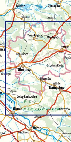 Powiat oleśnicki dla aktywnych Mapy GPS sklep z mapami nawigacja