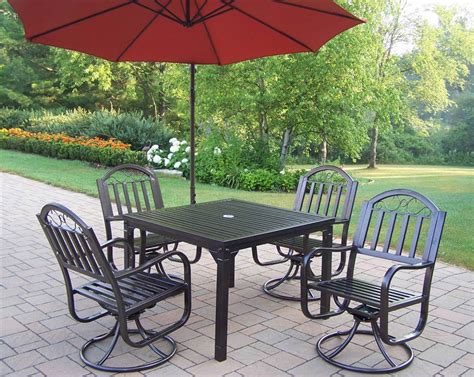 Rochester 6-Pc Umbrella Patio Dining Set - Walmart.com