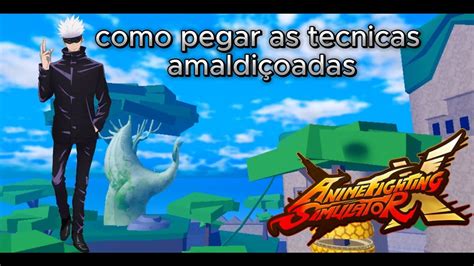 Como Pegar As Novas Tecnicas Amaldi Oadas No Anime Fighting Simulator