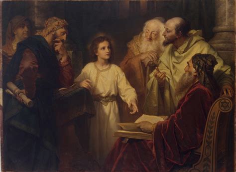 Child Jesus Teaching In The Temple Luke 246 Rjesus