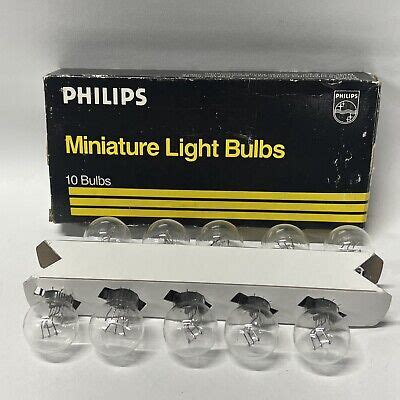 Pack Philips Miniature Lamp Auto Turn Stop Light Bulb Truck