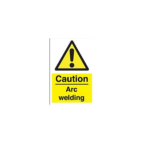 Caution Arc Welding Sign Awareness Safety Signs