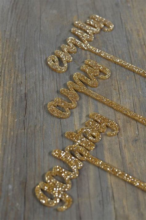 Custom Swizzle Sticks Personalized Stir Sticks Glitter Stir - Etsy ...