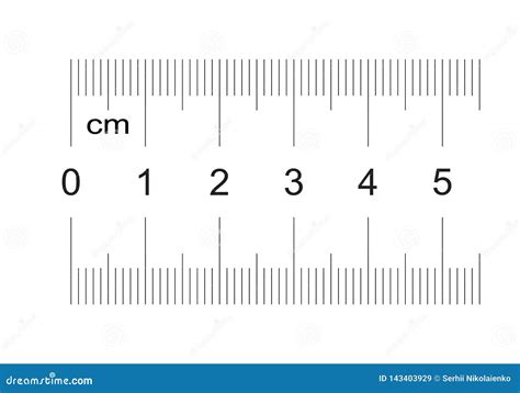 Centimeters Vs Millimeters Ruler