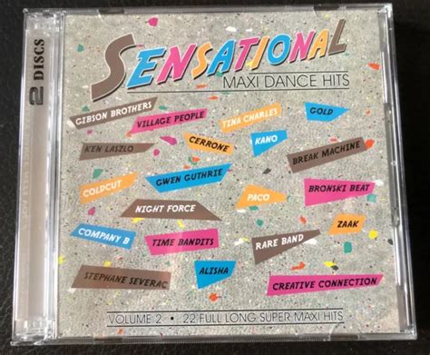 SENSATIONAL MAXI DANCE HITS VOL 2 2 cd Versions Longues Années 80