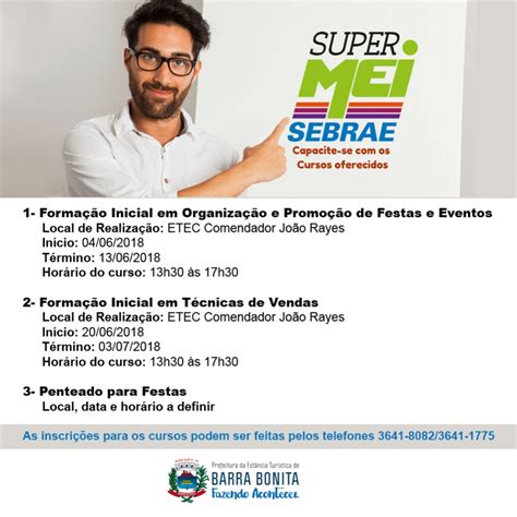 Sebrae Sp Em Parceria Prefeitura E Etec Oferece Cursos