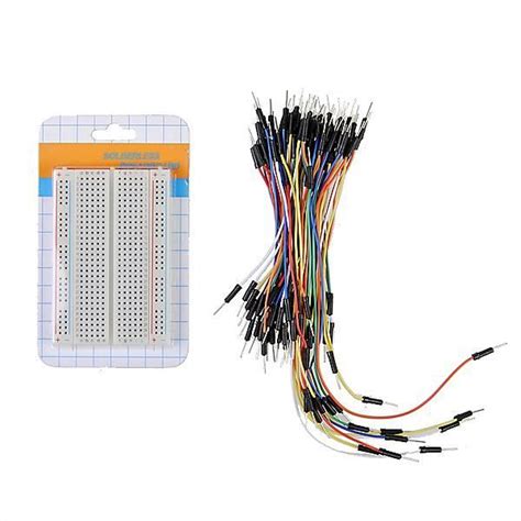 83x55 Breadboard Points Plaque Platine Essai Sans Soudure PCB 65 Câbles