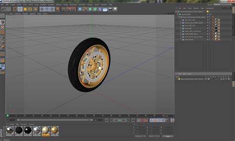 Sport Motorcycle Front Wheel 3d Model 3d Model 39 3ds C4d Fbx Ma