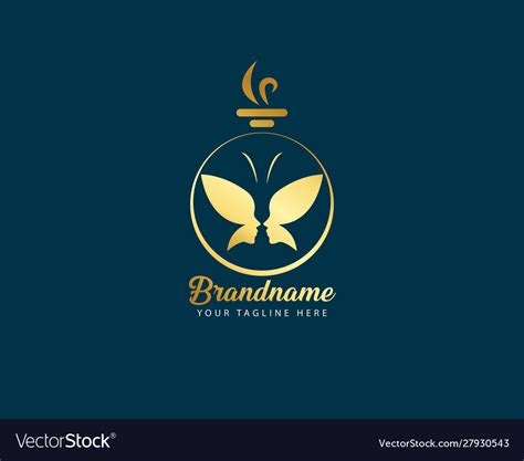 Luxury Perfume Logo Premium Brand Icon Elegant Vector Image