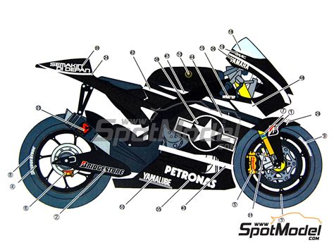 Studio Dc Marking Livery Scale Yamaha Yzr M Sponsored