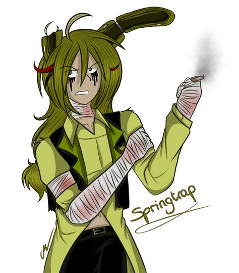 Springtrap Fnaf 3 By Orcaartzz On Deviantart