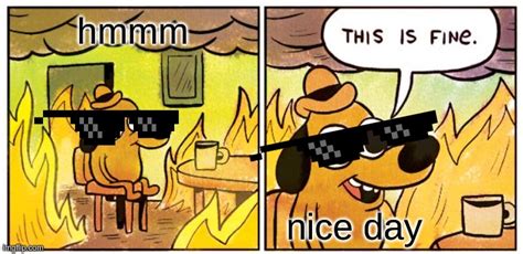 This Is Fine Meme Imgflip