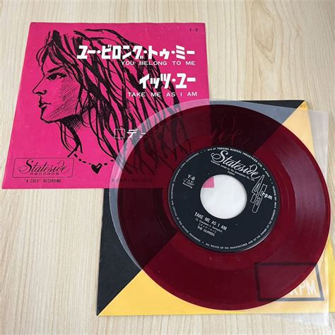 赤盤カラーレコード国内盤7inch THE DUPREES YOU BELONG TO ME TAKEME ASIAM デュプリース ユー