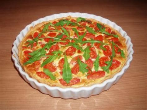 Quiche Mit Ziegenkäse Und Tomaten Rezept Kochbarde