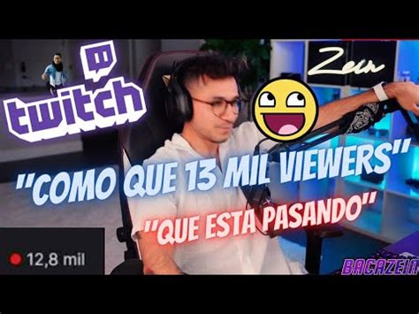 Andy llega a más de 13 mil viewers en su primer directo en Twitch