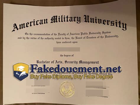 Buy The Latest American Military University Degree Online