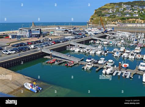 Fecamp harbour cliffs hi-res stock photography and images - Alamy