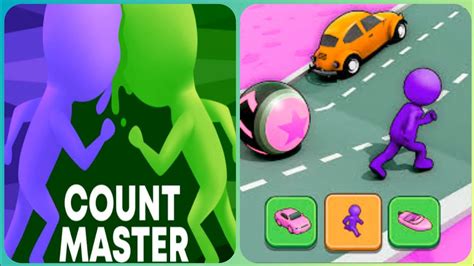 Count Master 😄 Shape Shifting 🚕🚗 Mobile Games All Levels Gameplay