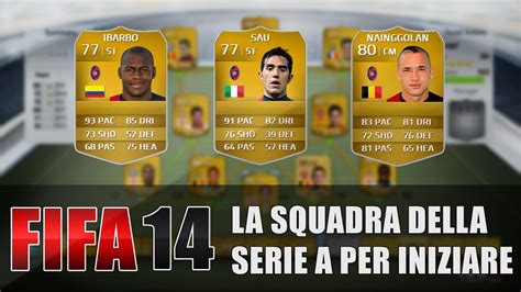 FIFA 14 Squadra economica Serie A più forte per Partenza PERFETTA