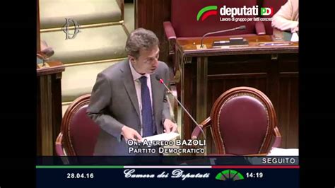 Dichiarazione Di Voto Finale Di Alfredo Bazoli Su Delega Riforma