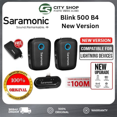 Jual Saramonic Blink 500 B4 New Version And Blink 500 B3 And B4 For Iphone