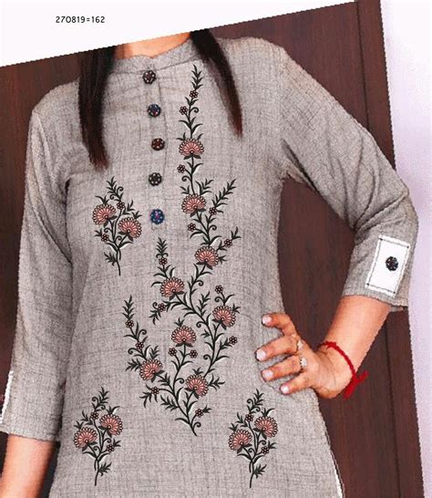 Pin By Happy Ji On Happy Creation Kurti Embroidery Design Kurti Neck